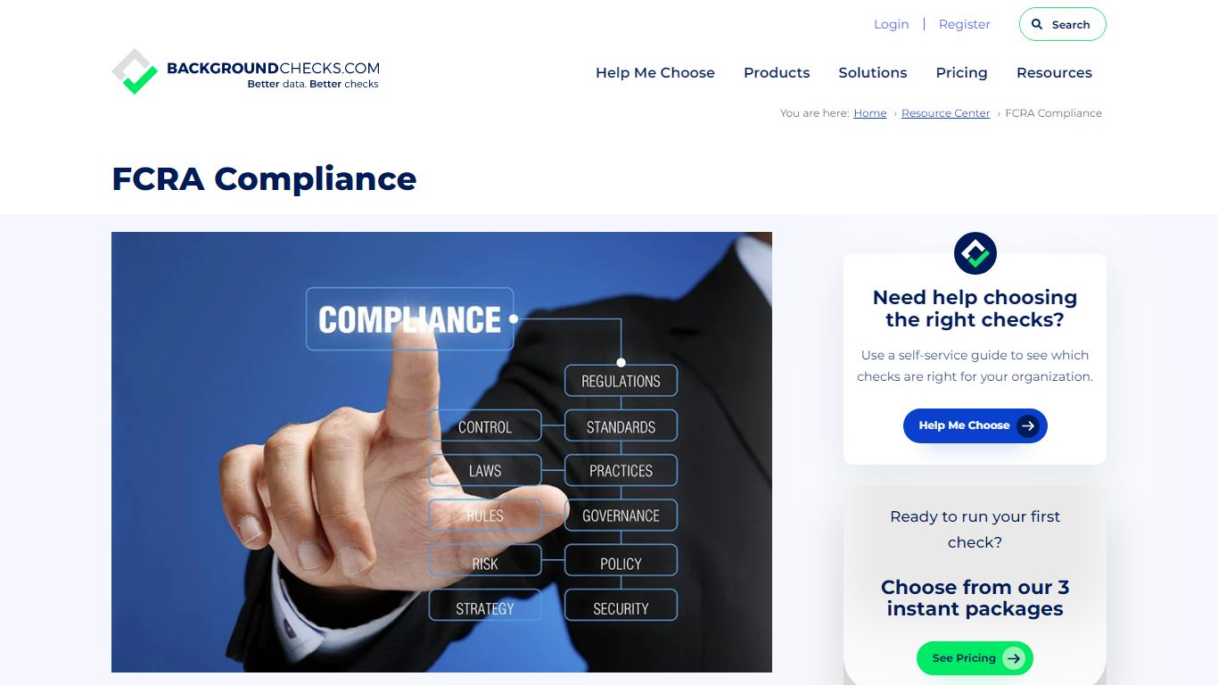 FCRA Compliance - BackgroundChecks.com